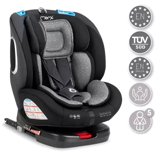 Автокрісло MoMi Tordi 0-36 кг black (FOSA00016) фото 3