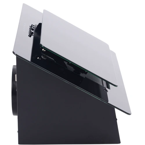 Вытяжка Interline ROCK BL A/60 PB/2/T: Управление Механическое