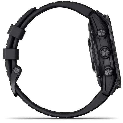 Смарт-часы Garmin Fenix 7 Pro Solar Slate Grey with Black Band (010-02777-01): Материал корпуса Армированный волокном полимер с металлической задней крышкой
