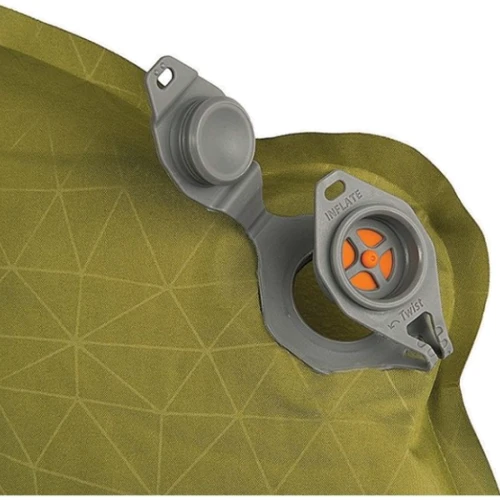Самонадувний килимок Sea to Summit Camp Mat 198х64х3.8 см Olive (STS AMSICMRL): Колір зеленый