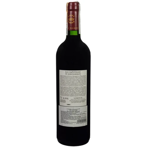 Вино La Capitelle de Baronarques Limoux 2016 красное сухое 0.75 л (FSH_3251092024420): Страна производитель Франция