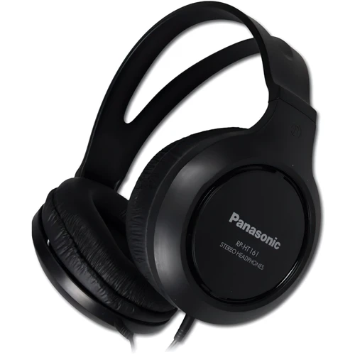 Наушники Panasonic RP-HT161E-K Black: Тип конструкции полноразмерные