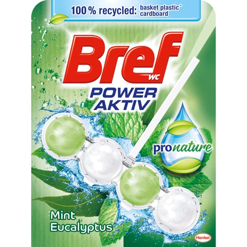 Туалетный блок Bref Мята и Эвкалипт Твердый 50 г
