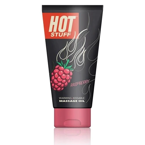 Массажное масло на водной основе Topco Sales Hot Stuff Warming Oil Raspberry с ароматом малины, 177 мл: Тип Масло