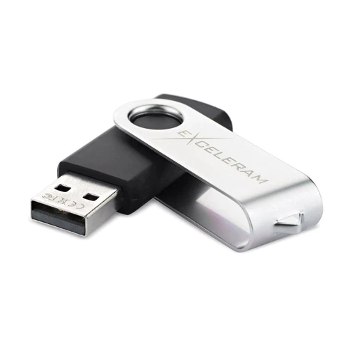 USB-флешка eXceleram 32GB P1 Series USB 2.0 Silver/Black (EXP1U2SIB32): Стандарт USB USB 2.0