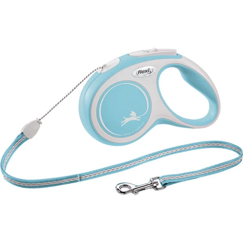 Поводок-рулетка Flexi New Comfort S до 12 кг 5 м блакитний (4000498042816)