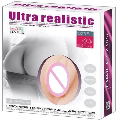 Мастурбатор с вибрацией BAILE - Ultra Realistic Vibration (BM-009035)