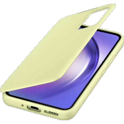 Чохол для телефона Samsung Smart Clear View Cover Lime (EF-ZA546CGEGRU) для Samsung A546 Galaxy A54 5G: Колір зелений