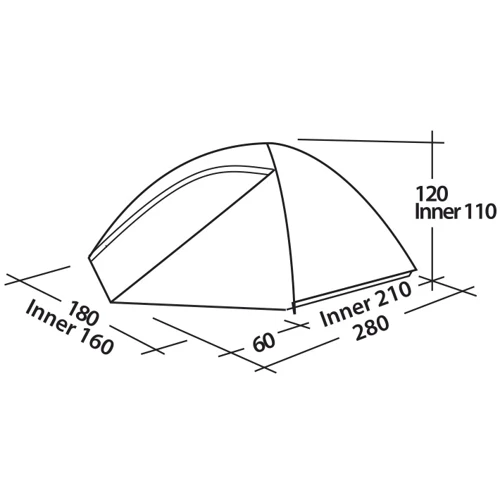 Палатка Easy Camp Meteor 300 Gold Red: Назначение Для рыбалки