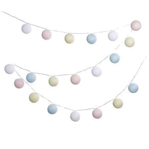 Уличная гирлянда PASTEL - LUBANIDA 20 шаров 7.78м: Длина, м 7.78