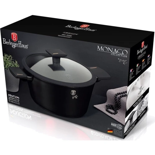 Каструля Berlinger Haus Monaco Collection з кришкою 6.1л Ø28х12.4см (BH 7088): Тип Традиционная
