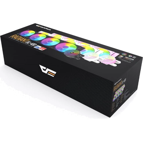 Кулер DarkFlash Radiant DC 480 ARGB Black: Тип підшипника гидродинамический