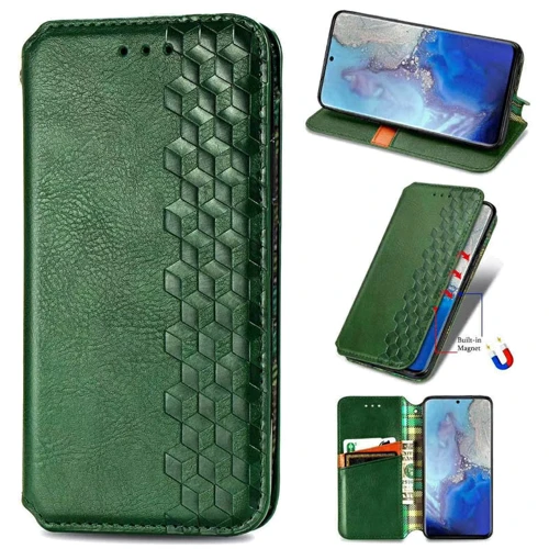 Чохол для телефона Mobile Case Getman Cubic Green for Xiaomi Redmi Note 9 / Redmi 10X: Колір зелений