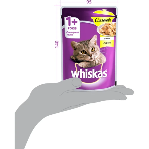 Консерви для котів Whiskas з куркою в желе 85 г (5900951263422) фото 7