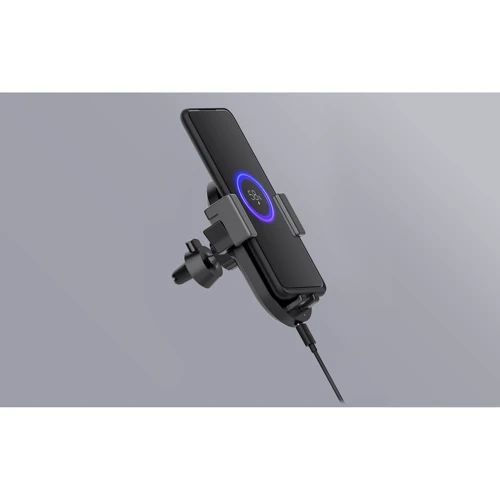 Держатель Xiaomi ZMI Car Holder Wireless Charger Air Vent 20W Black (WCJ10) фото 5