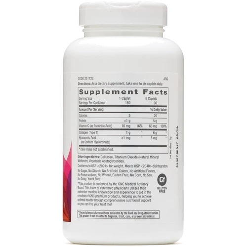 GNC Women`s Collagen 180 Caplets: Тип Коллаген