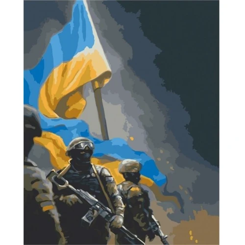 Картина за номерами ArtCraft Українські воїни 40x50 см (10339-AC)