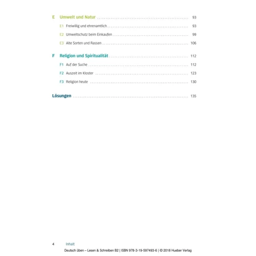Deutsch üben: Lesen und Schreiben B2: ISBN 9783195974936, 978-3-19-597493-6