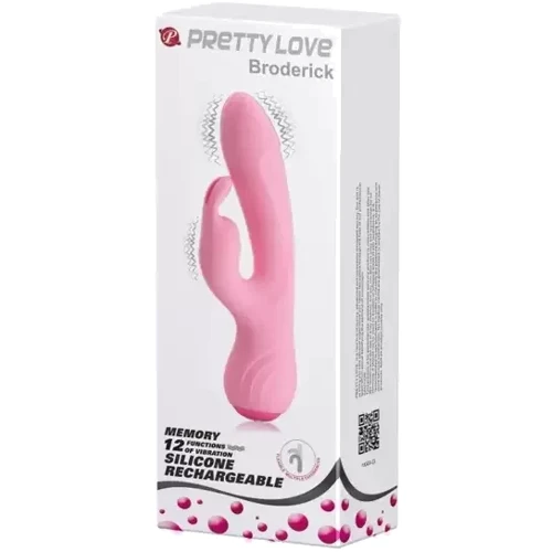 Вибромассажер с клиторальным стимулятором Pretty Love - Broderick, BI-014644-1