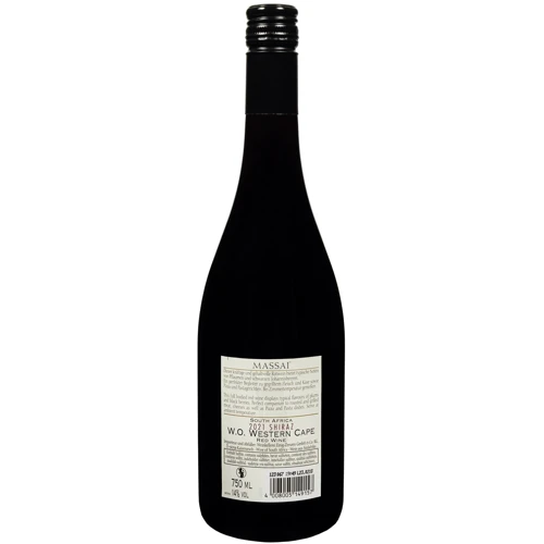Вино Dr. Zenzen Massai Shiraz червоне сухе 0.75 л (FSH_4008005149157): Країна виробник ЮАР