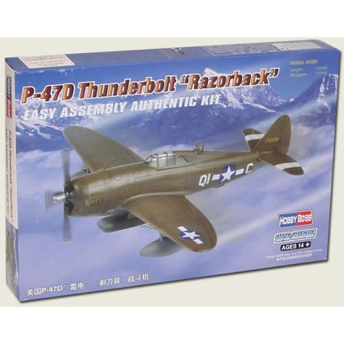 Модель Hobby Boss Бомбардувальник P-47D Thunderbolt (HB80283)