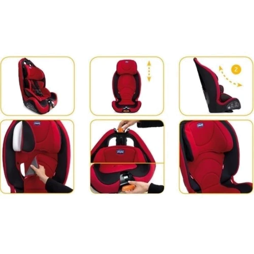Автокресло Chicco Gro-Up 123, цвет красный (79583.64) фото 6