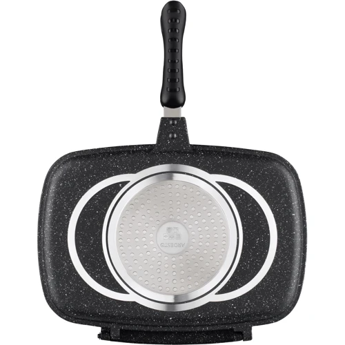 Ardesto Gemini Grill 36 см (AR1936GG): Кришка в комплекті Алюминиевая