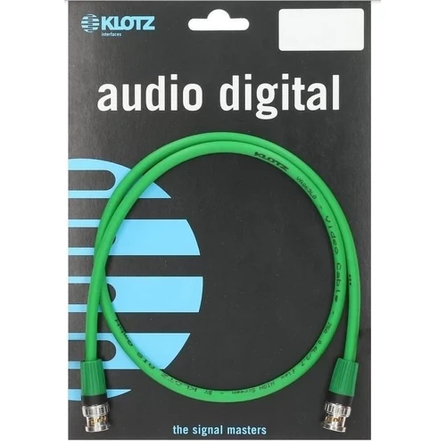 Кабель коммутационный KLOTZ SWCN0010GN PROFESSIONAL WORD CLOCK CABLE 1 M