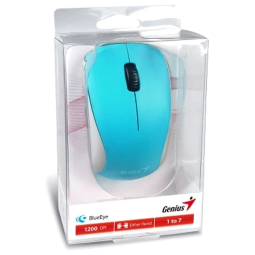 Мышь Genius NX-7000 Blue (31030109109): Эргономика для правой и левой руки