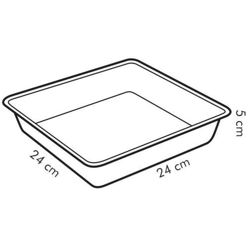 Форма для запекания Tescoma Delicia 24x24 см (623062): Крышка Нет