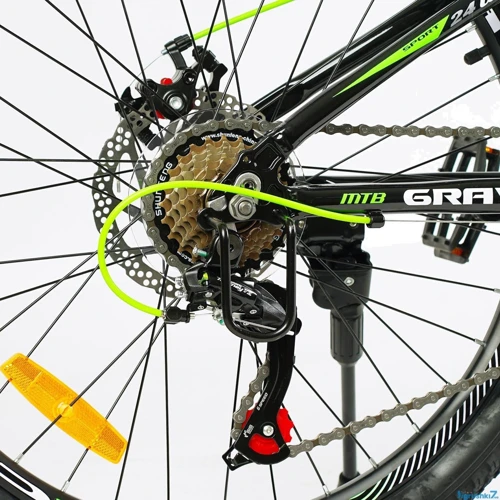 Спортивний велосипед Corso Gravity Shimano салатовый (GR-24275)