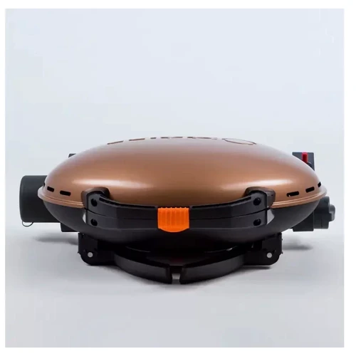 Портативный переносной газовый гриль O-GRILL 500, бронзовый: Особенности Ручки для переноски, С крышкой, Поддон для стекания жира, С решеткой