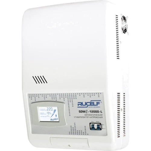 Стабілізатор напруги RUCELF SDW II-12000-L: Тип сервомоторний