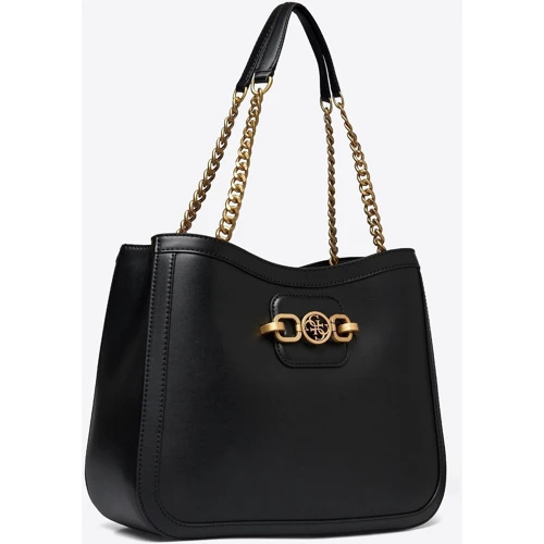 Женская сумка тоут Guess Hensely Girlfriend Tote черная (HWVB8113230-BLA): Страна производитель США