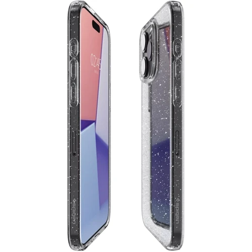 Чехол для iPhone Spigen Liquid Crystal Glitter Crystal Quartz (ACS06559) for iPhone 15 Pro Max фото 5