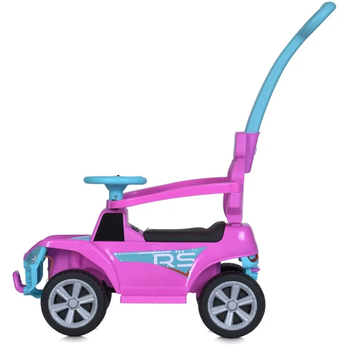 Детский электромобиль-толокар 2в1 Bambi розовый (M 5764EBLR-8)