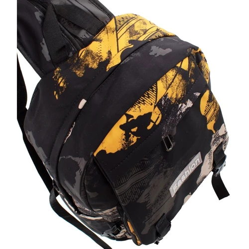 Мужской рюкзак Valiria Fashion черный (3DETBI5392-3): Фактура Матовая, Тканая