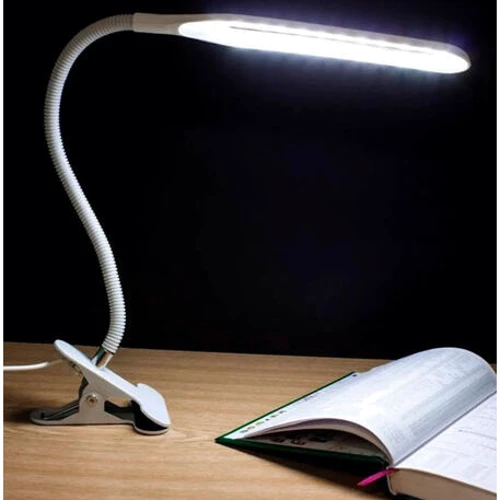 Настольная LED лампа с гибкой ножкой и прищепкой UFT Lamp 1 White