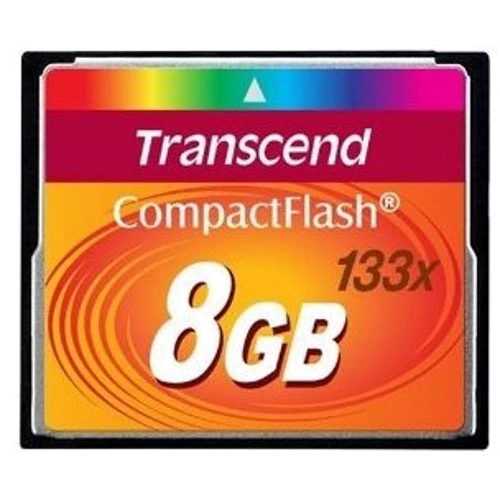 Карта памяти Transcend 8GB CompactFlash 133X (TS8GCF133)
