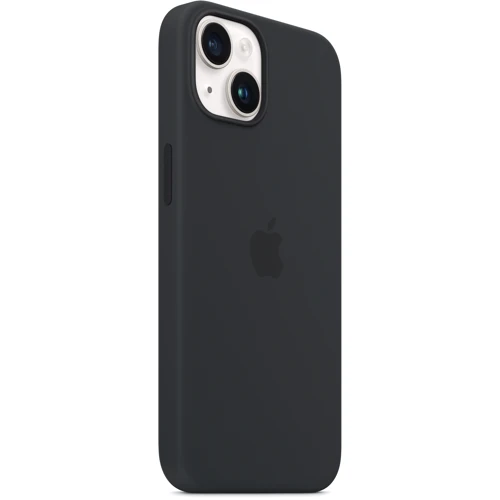 Чехол для iPhone Apple iPhone 14 Silicone Case with MagSafe - Midnight (MW5R3ZE/A): Материалы Силикон