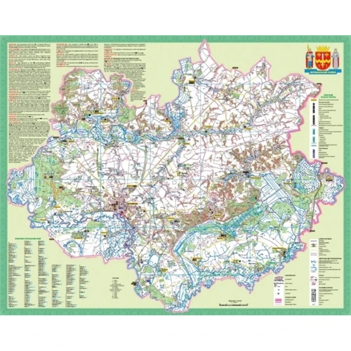 Путивльський район м-б 1:60 000 (Сумська обл.) Туристична карта: Обложка Мягкая