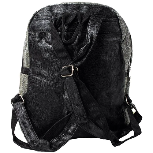Женский рюкзак Valiria Fashion серебристый (4DETBI9009-9): Фактура Тканая, Матовая
