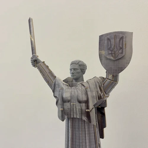 3D пазл UFT монумент Батьківщина-Мати Motherland Ukraine з AR технологією доповненої реальності 52х21.5 см (Motherland)