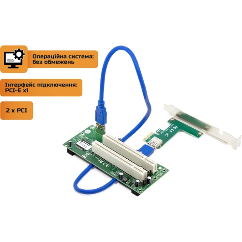 Frime ASM1083 (ECF-PCIEtoPCI002): Интерфейс подключения PCI-E