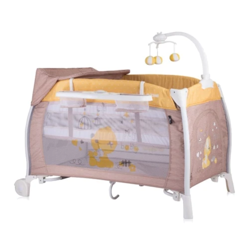 Манеж Lorelli I`LOUNGE 2L ROCKER (beige&yellow my baby)