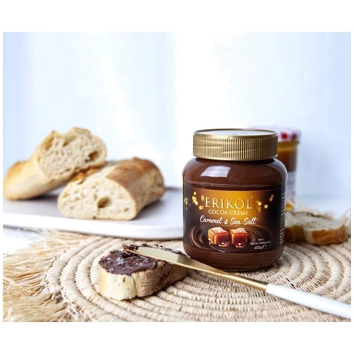 Шоколадная паста Erikol caramel and sea solt, 400 г (WT4282): Вес, г 400 г