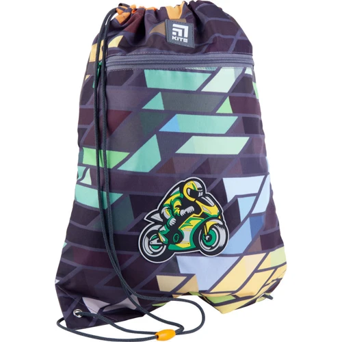 Сумка для взуття з кишенею Kite Education Motorbike K21-601M-8: Стать Для хлопчиків
