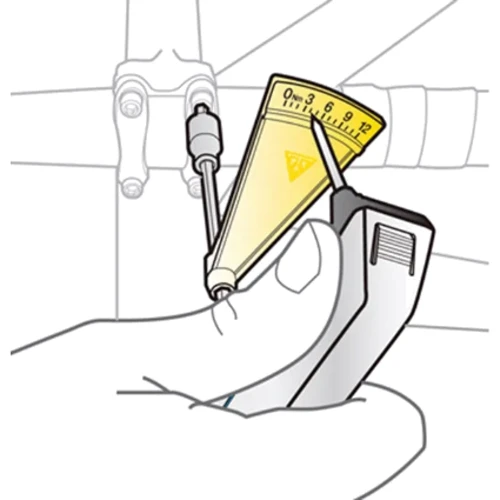 Ключ динамометр Topeak Combo Torq Wrench и набор бит (TPS-SP07)