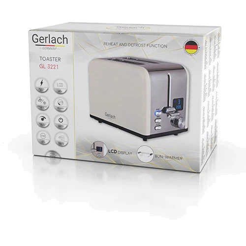 Тостер Gerlach GL 3221 cream фото 6