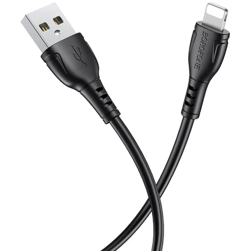 Кабель Borofone USB Cable to Lightning Triumph 1m Black (BX51)